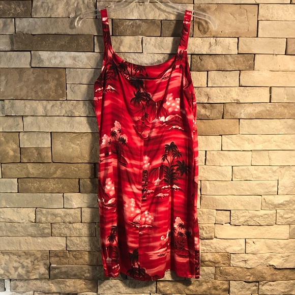 Y2K 90’s Red Summer Dress Size Medium - Picture 5 of 13